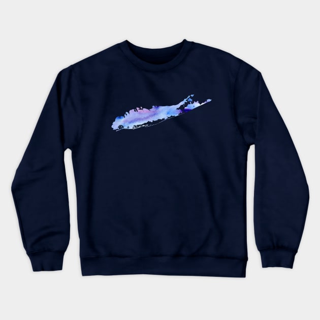 Long Island 2 Crewneck Sweatshirt by doodlesbydani